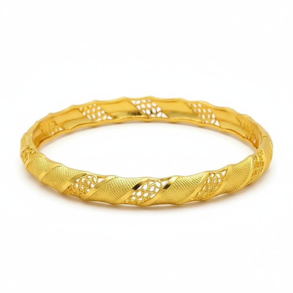 Dubai Style 24K Bangles For Women Wedding Adjustable