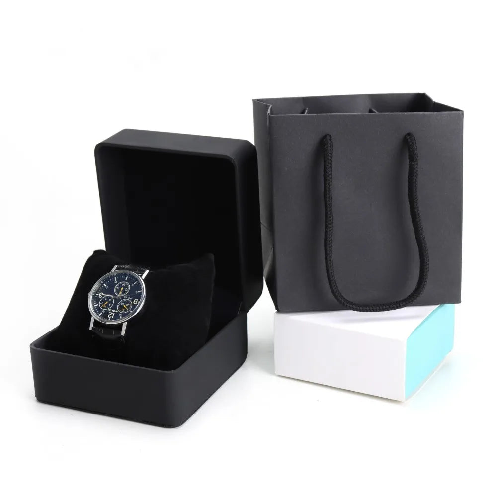 Black Box Leather for Bracelet or Watch
