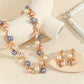 Zenat Luxury Pearl Necklace Leaf Style Set