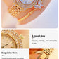 Zenat Zircon Studded Watch For women