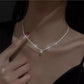 Fashion Trend Unique Design Elegant Delicate Light Luxury Green Zircon Necklace Women Jewelry Party Premium Stud Earrings Gift