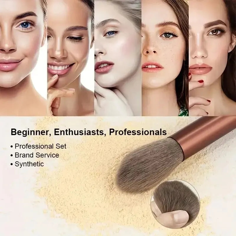 Zenat Professional Soft Fluffy Makeup Brush Set