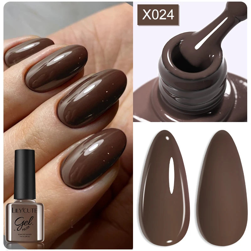Zenat Red Autumn Winter Gel Nail Polish
