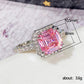 Zenat Pink Zirconia Trendy Sweet and Romantic Engagement Rings