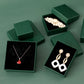 Blackish Green Square Jewelry Storage Box