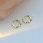 Fashion Korean Metal Elegant Hoop Earring Woman 2022 New Vintage Geometric Statement Earrings Jewelry Brincos Gift