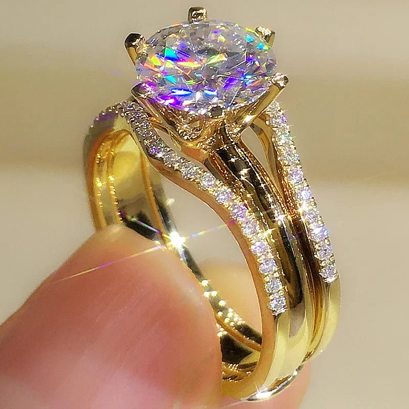 Zenat Unique Rose Gold Color Rings – Women