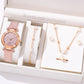 Zenat 6PCS Set Red Cherry Strap with Jewelery