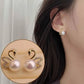 925 Silver Needle Green Flower Earrings For Women Korean Fashion Jewelry 2025 Trending Luxury Zircon Leaf Women's Stud Earrings