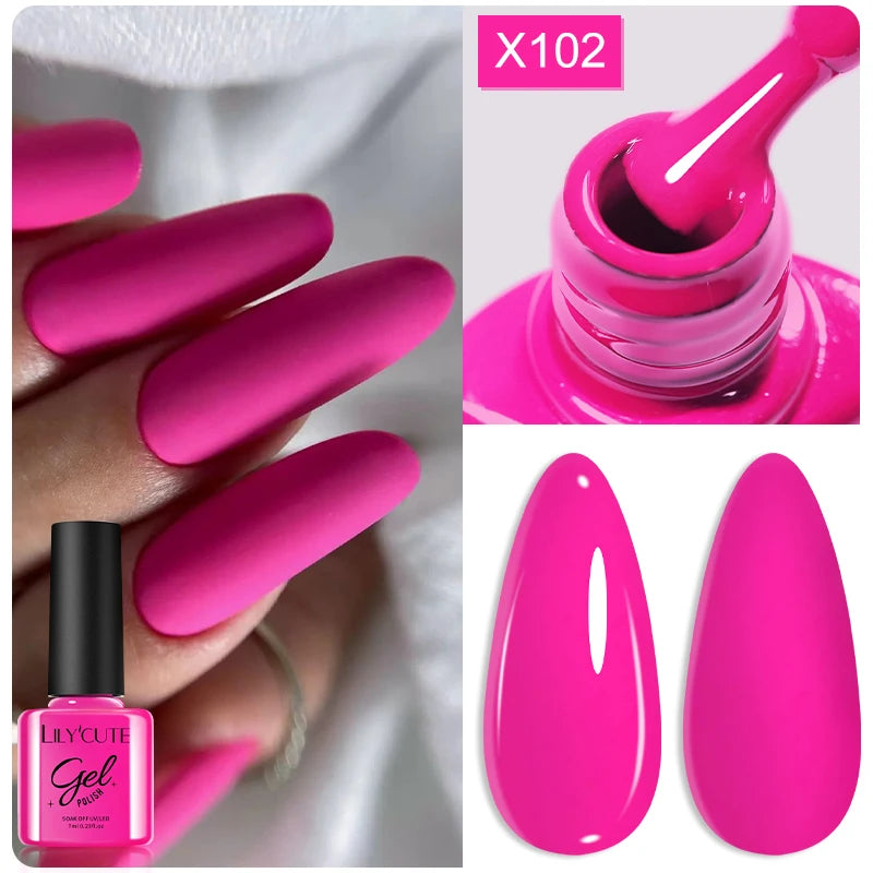 Zenat Red Autumn Winter Gel Nail Polish
