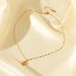 Zenat 316L Stainless Steel Love Necklace Set