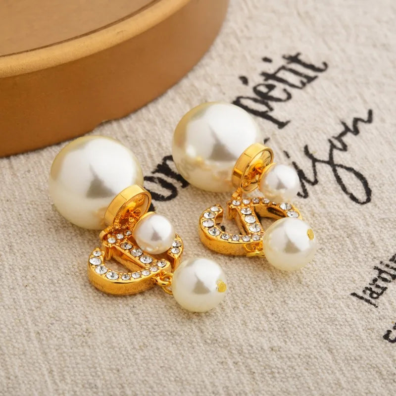 Zenat Elegant Pearl Earrings – Sweet Daily & Party Wear