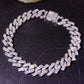 Zenat Iced Out Chunky Cuban Anklet for Women