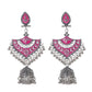 Zenat Trendy Indian Jhumka Charm Stud Earrings