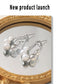 Zenat Round Stainless Steel Pearl Earrings for Women