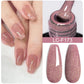 Zenat Bright Red Sparkling Glitter Gel Nail Polish