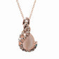 Zenat 3PC Waterdrop Rhinestone Necklace & Earrings Set