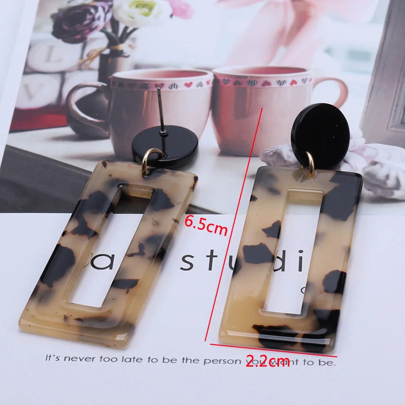 Zenat Brown Beer Bottle Pendant Drop Earrings for Women