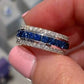 Zenat Luxury Prong Rings – Deep Blue Zircon