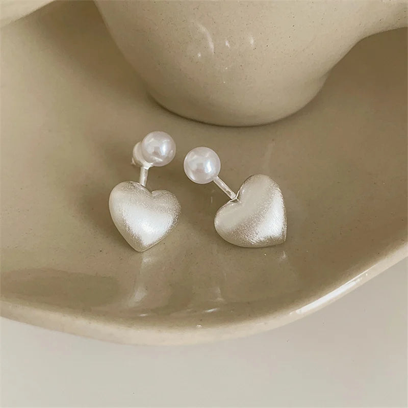 Zenat Brushed Frosted Semicircle Earrings – Luxurious 2023