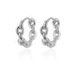 Zenat Elegant Round Hoop Earrings – Luxury Stainless Steel