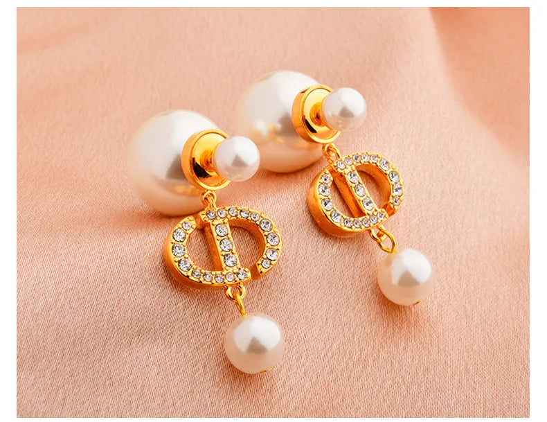 Zenat Elegant Pearl Earrings – Sweet Daily & Party Wear