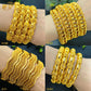 Zenat Luxury 24K Gold Plated Wedding Bangles
