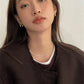 925 Sterling Silver Earrings for Women Ear Hoop Versatile Sweet Girl Fashion Jewery New Year Gifts Accessories
