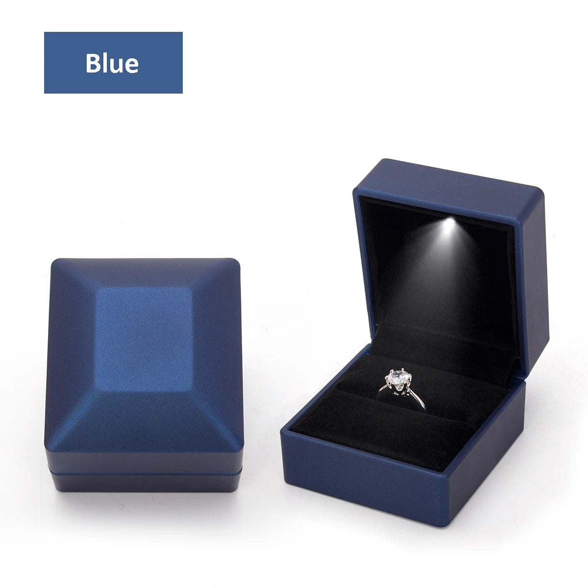 Crown Jewelry Box With Lighted LED