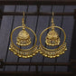 Zenat 2025 Retro Tassel Drop Jhumka Earrings