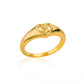 Heart Rings for Women Grils Gold Color Adjustable Stainless Steel Ring 2024 Trend Luxury Wedding Couple Jewelry anillos mujer