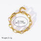 Twisted Bracelet 18K Gold Plated Waterproof 316 Steel