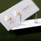 Zenat Handmade Multicolor Ceramic Flower Earrings
