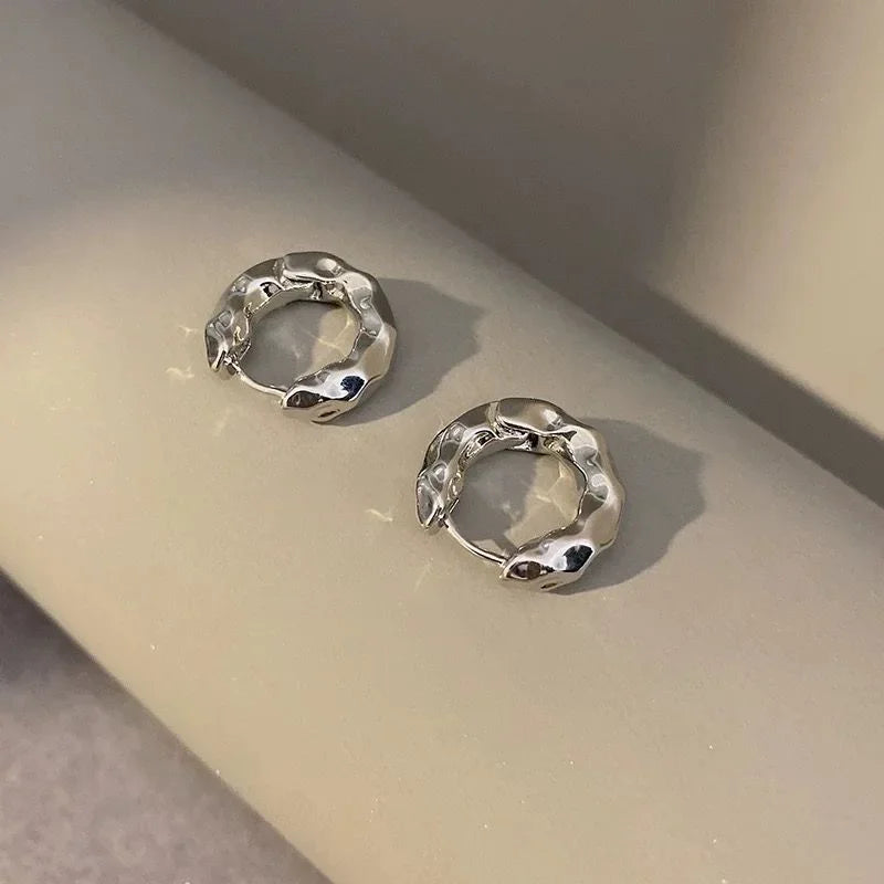 Zenat 925 Sterling Silver Hoop Earrings – Trendy Women