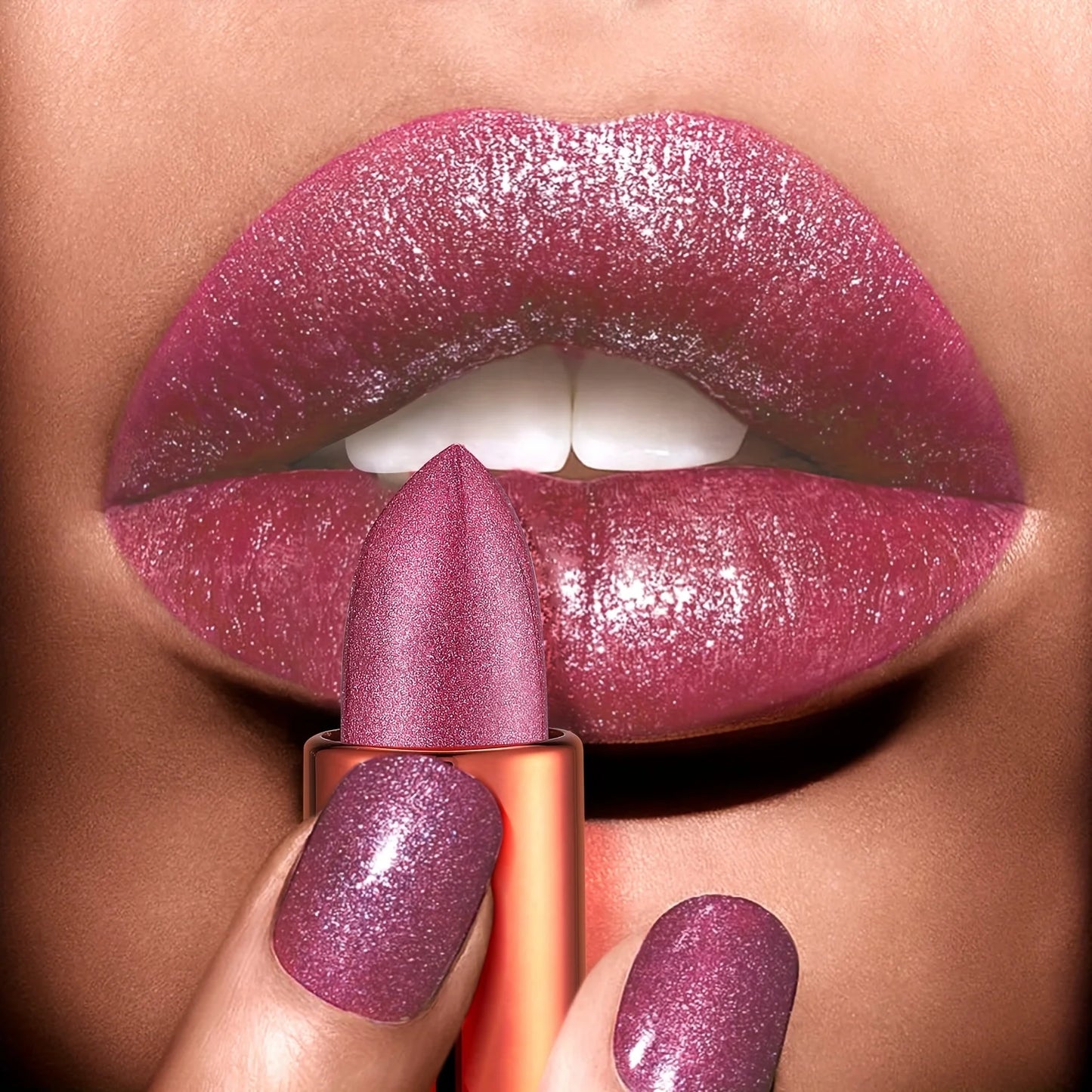 Zenat Rose Smoke Glossy Velvet Waterproof Lipstick