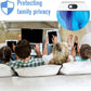 Webcam Cover Shutter Magnet Slider Plastic Camera Cover for iPad Tablet Web Laptop Pc Camera Mobile Phone Lenses Privacy Sticker