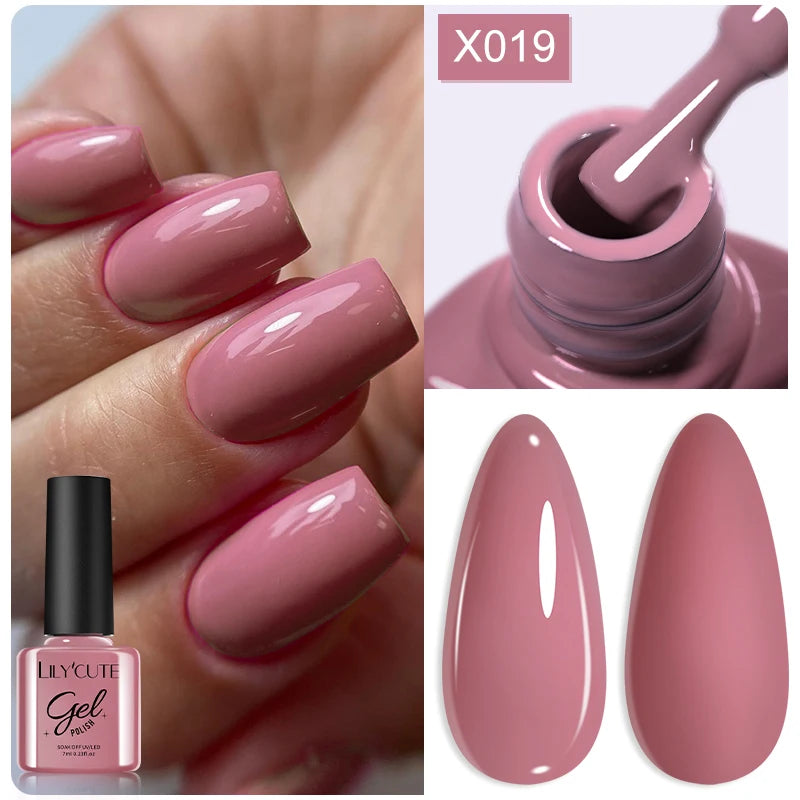 Zenat Red Autumn Winter Gel Nail Polish
