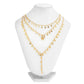 Zenat 3Pcs/Set Sexy Goth Star Tassel Long Pendant