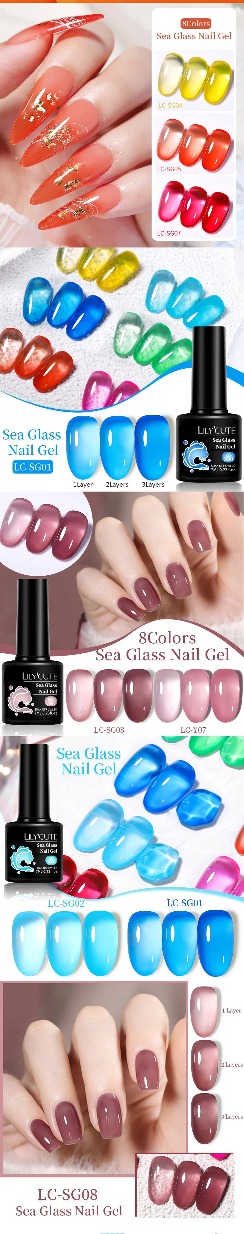 Zenat Translucent Jelly Gel Nail Polish