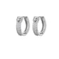 Stainless Steel Evil Eye Earrings for Women 2024 Trend Gold Color Round Circle Hoop Earrings Luxury Wedding Jewelry aretes