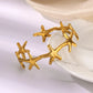 Shell Starfish 316L Stainless Steel Bangles for Women