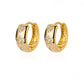 Stainless Steel Evil Eye Earrings for Women 2024 Trend Gold Color Round Circle Hoop Earrings Luxury Wedding Jewelry aretes