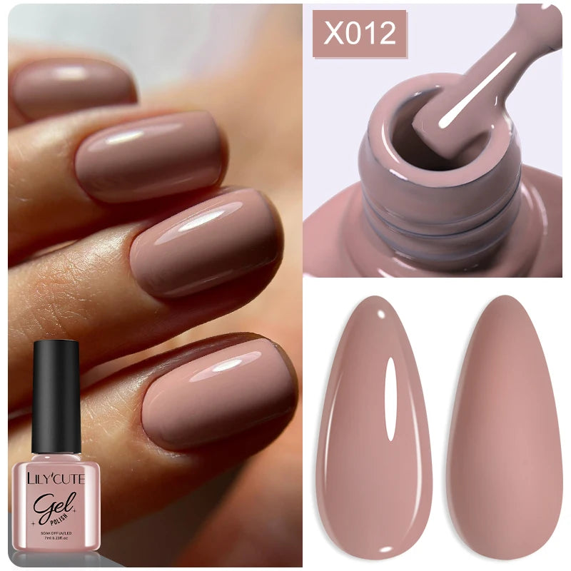 Zenat Red Autumn Winter Gel Nail Polish