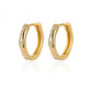 Stainless Steel Evil Eye Earrings for Women 2024 Trend Gold Color Round Circle Hoop Earrings Luxury Wedding Jewelry aretes