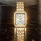Zenat Gold Luxury Strap Wristwatches