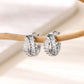 Zircon Geometric Snake Earrings for Women Multi Layered Gold Color Small Hoop Earrings Fashion Ear Piercing Wedding Jewelry