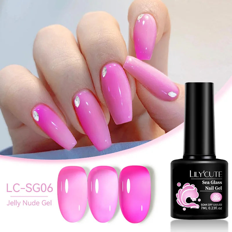 Zenat Translucent Jelly Gel Nail Polish