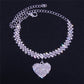 Zenat Rhinestone Chain Anklet for Women