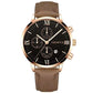 Zenat Geneva Wristwatch Alloy Case Leather