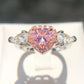 Zenat Pink Cubic Zirconia Ring for Women